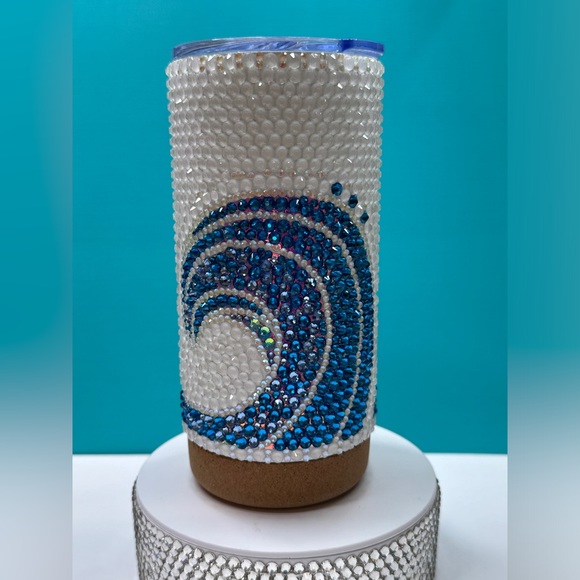Ocean Wave Rhinestone 20oz Tumbler